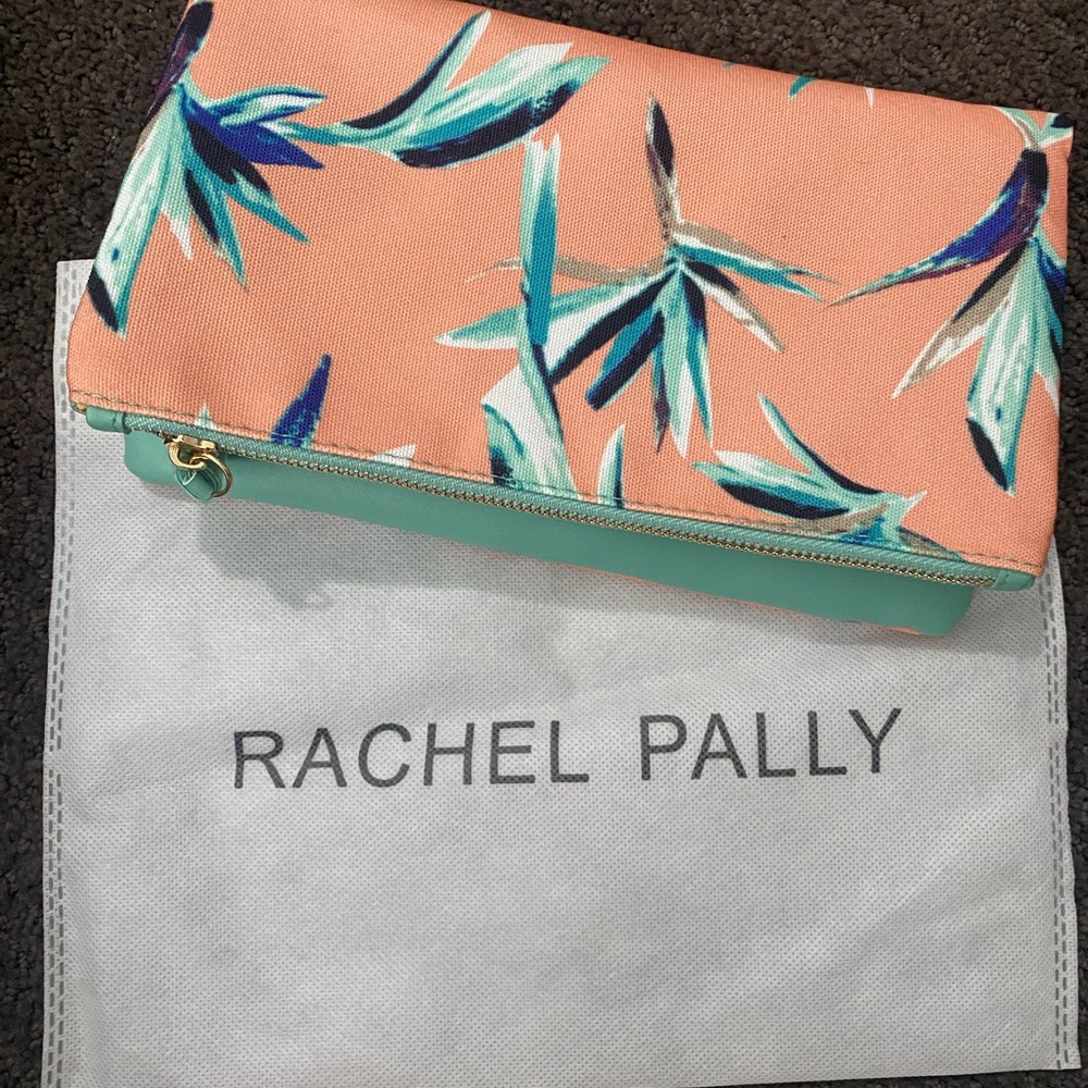 Rachel Pally Coral‎ and Mint Floral Zipper Clutch Fab Fit Fun
NWT and dust bag!